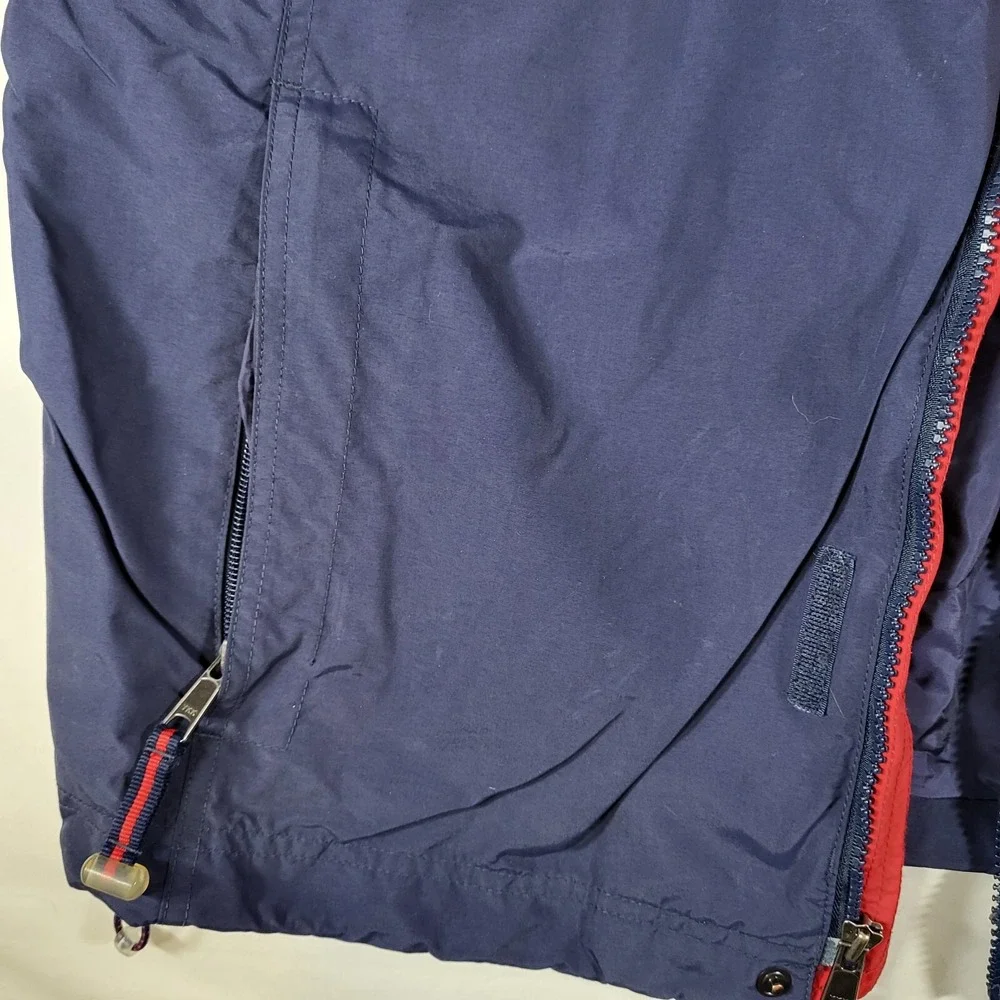 L.L. Bean Men's Large Blue Red Trim 3-in-1 Jacket Extra Zipper for Fleece Lining - Picture 6 of 11
